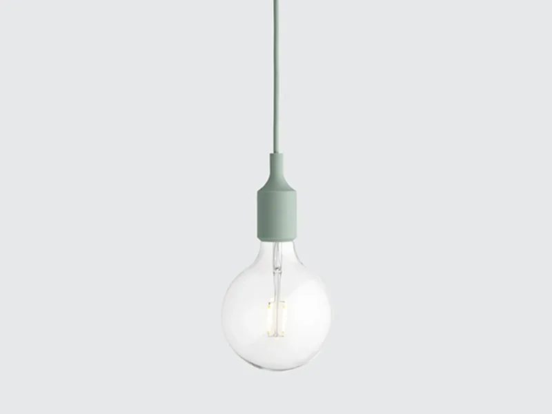 E27 hanglamp, lichtgroen, Ø 12,5 cm by Muuto – product photo