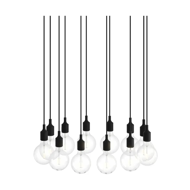 E27 Pendant Cluster 12 Pendel Black från Muuto – produktbild