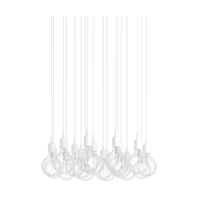 E27 Pendant Cluster 18 Pendelleuchte Weiß från Muuto – produktbild