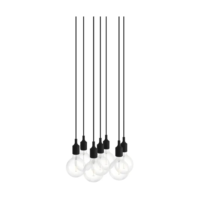 E27 Pendant Cluster 7 Pendel Black by Muuto – product photo