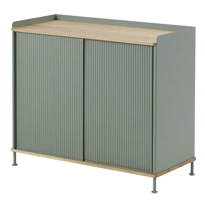 Enfold Anrichte 100 x 45 cm - oiled oak Dusty Green by Muuto – product photo