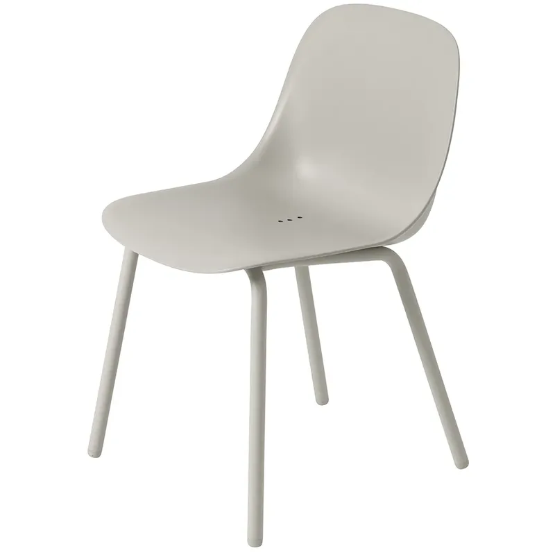 Fiber Outdoor Esstischstuhl Grey von Muuto – Produktfoto
