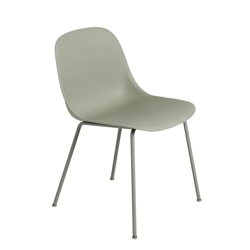 Fiber side chair Stuhl Dusty green (Kunststoff) de Muuto – photo du produit