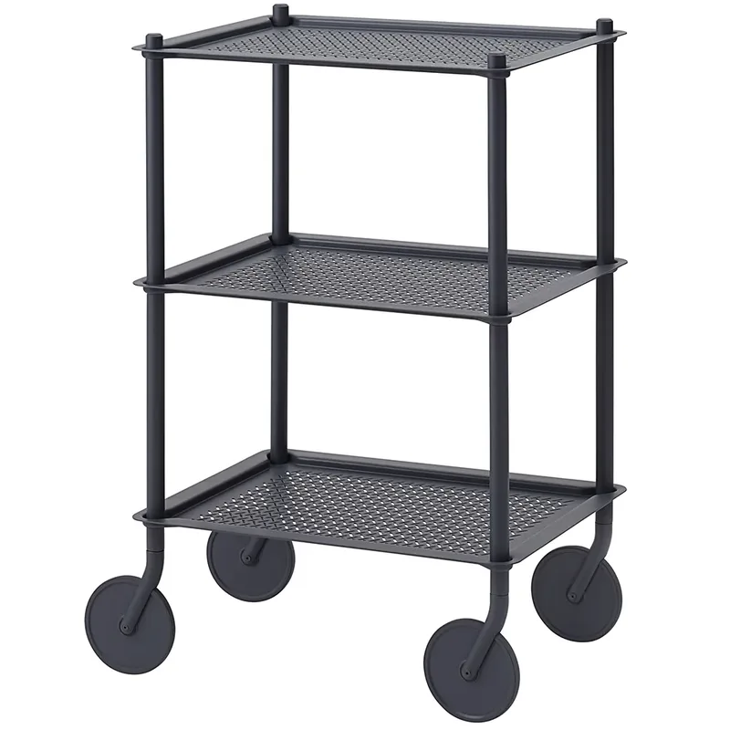 Flow Servierwagen 3 Etagen Blue-Grey by Muuto – product photo