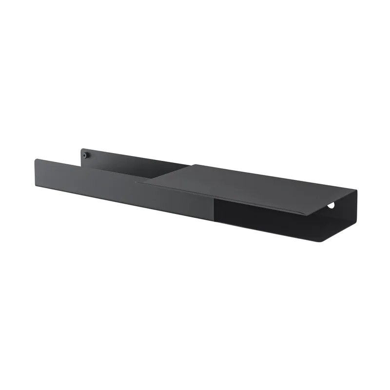 Folded platform Regal 62 x 5,4cm Black von Muuto – Produktfoto