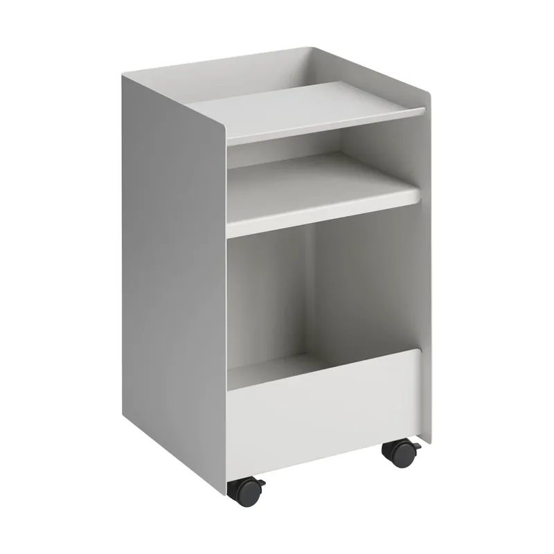 Folded Trolley Rollwagen offen Grau 37,4x61,5x37,2 cm van Muuto – productfoto