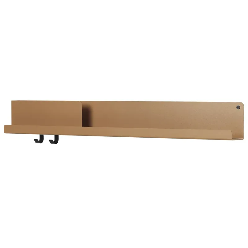 Folded Wandregal groß Burnt orange von Muuto – Produktfoto