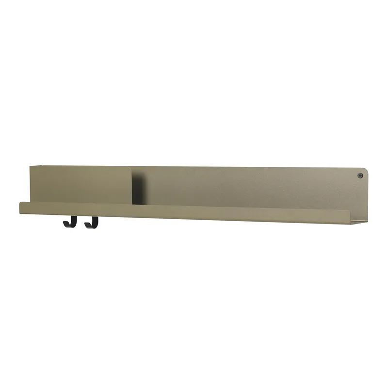 Folded Wandregal groß Olive von Muuto – Produktfoto