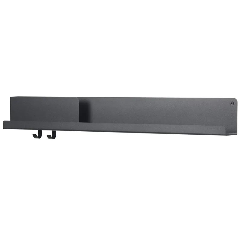 Folded Wandregal groß Schwarz von Muuto – Produktfoto
