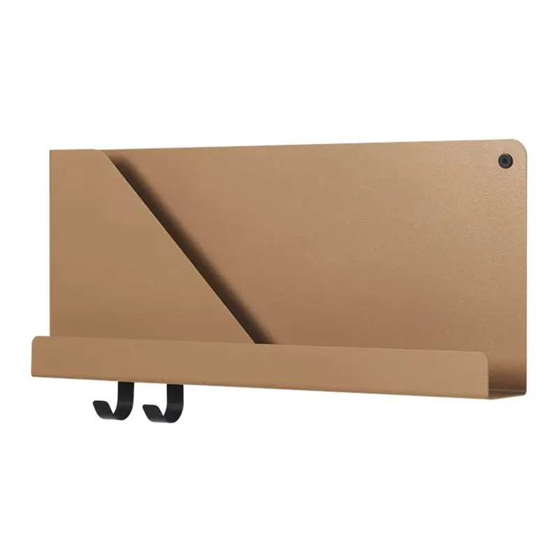 Folded Wandregal klein Burnt orange von Muuto – Produktfoto