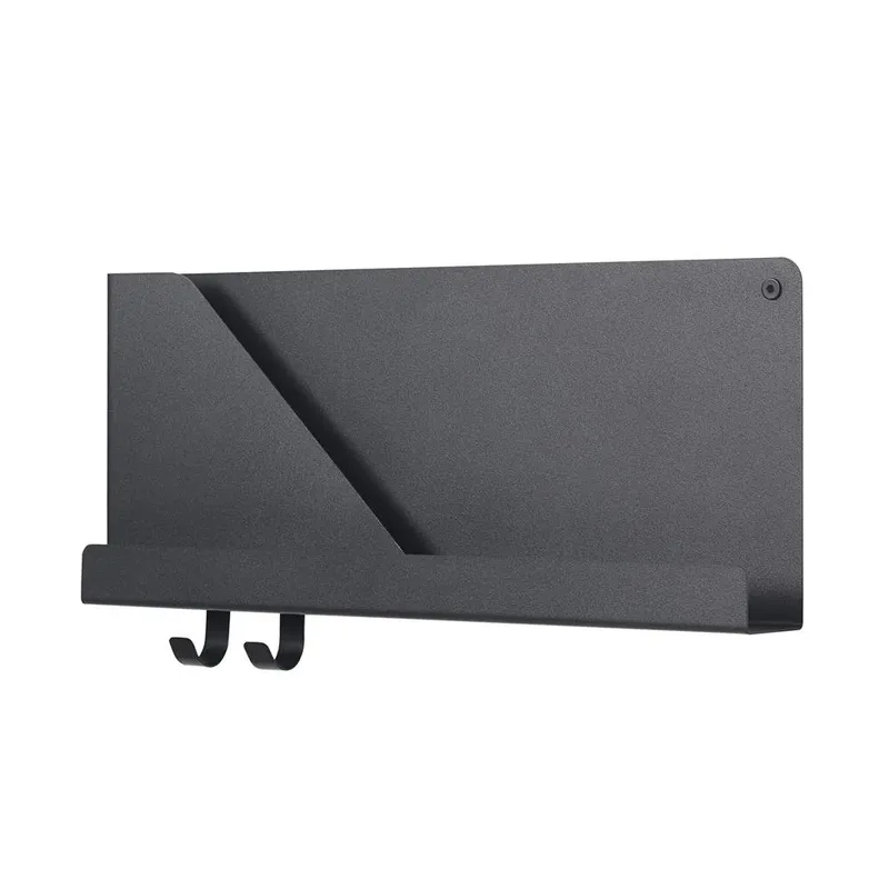 Folded Wandregal klein Schwarz von Muuto – Produktfoto