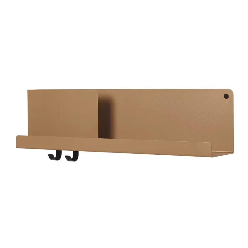 Folded Wandregal medium Burnt orange von Muuto – Produktfoto