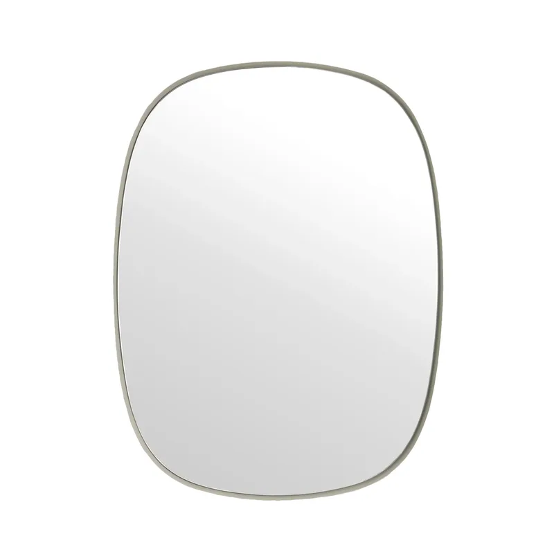 Framed Spiegel Grau, 59x44 cm by Muuto – product photo