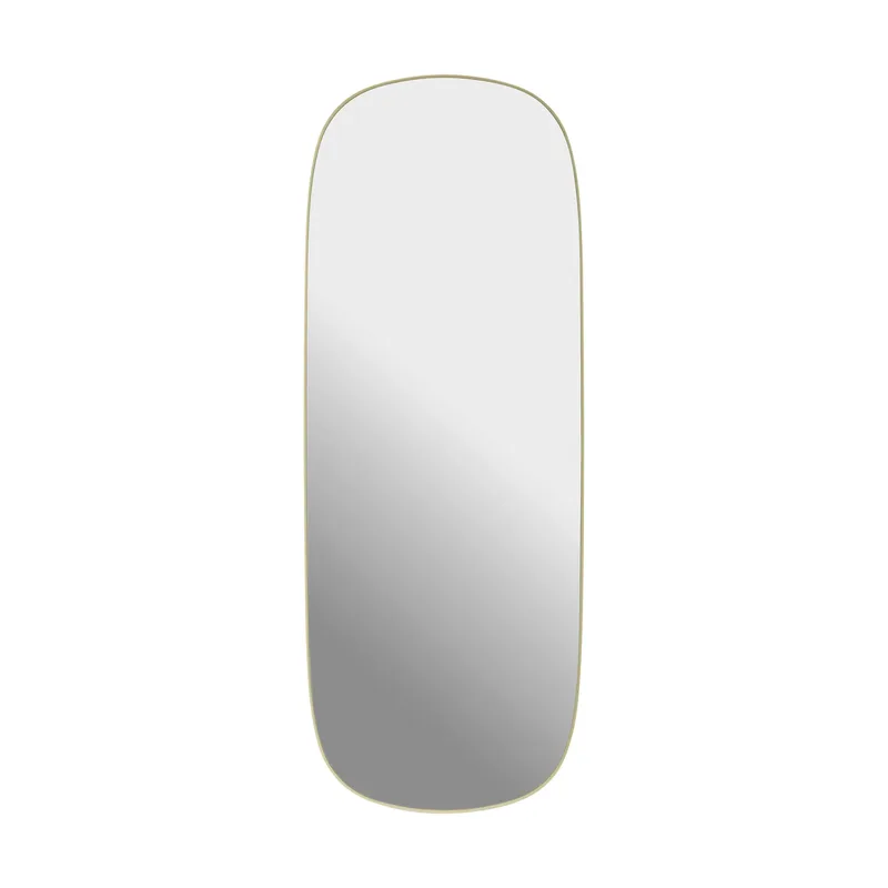 Framed Spiegel Light yellow-clear, 118x44,5 cm by Muuto – product photo