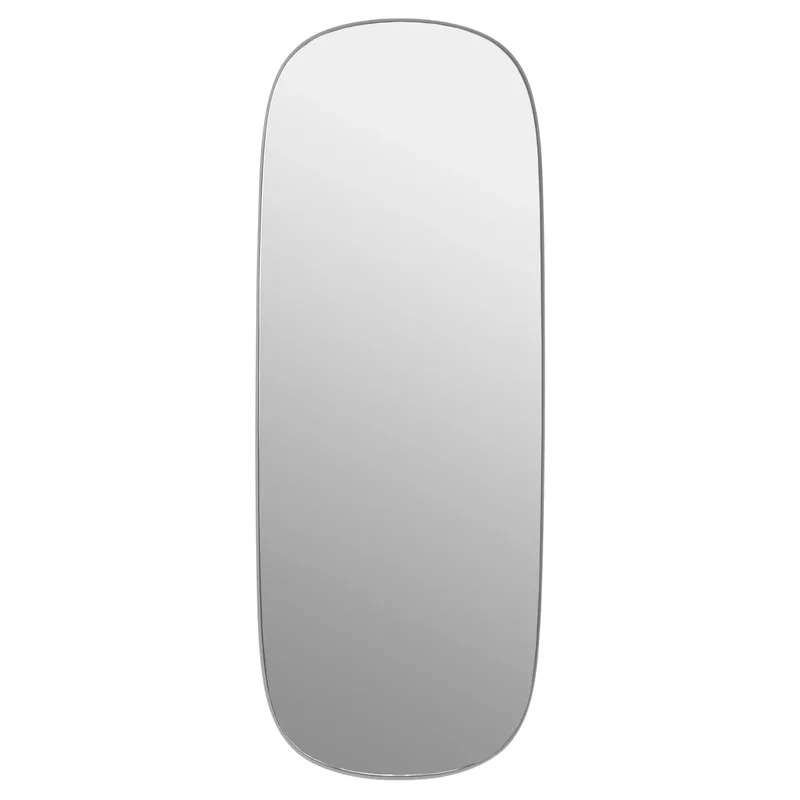 Framit Spiegel groß Grey-clear, 118x44,5 cm van Muuto – productfoto