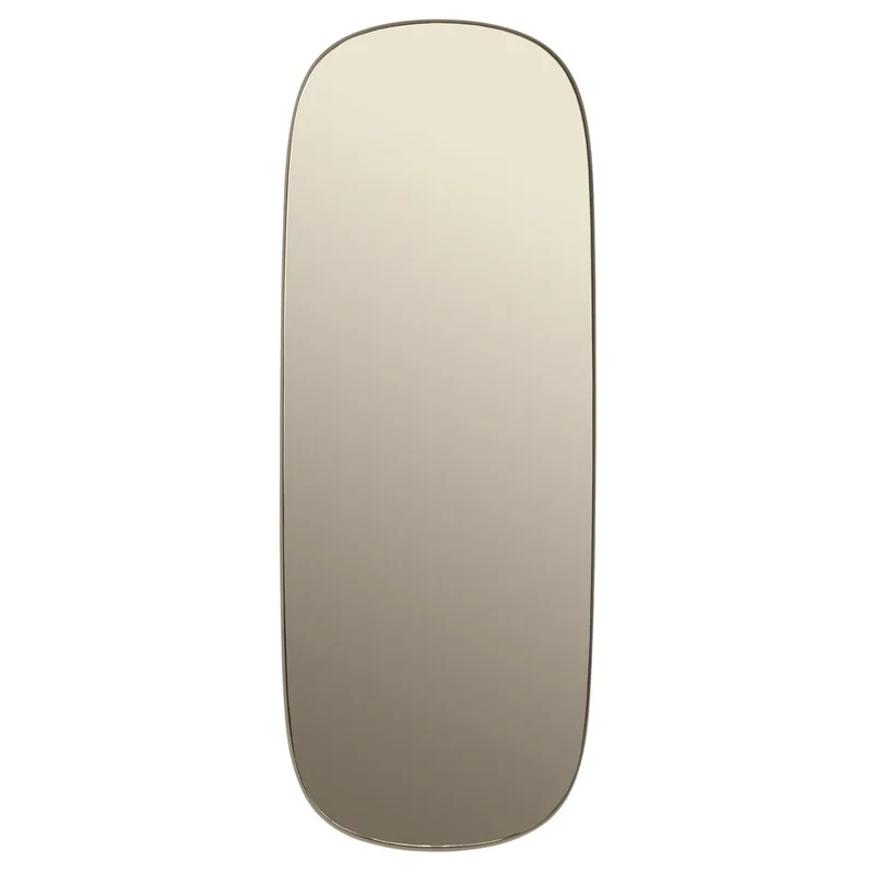 Framit Spiegel groß Taupe-taupe, 118x44,5 van Muuto – productfoto