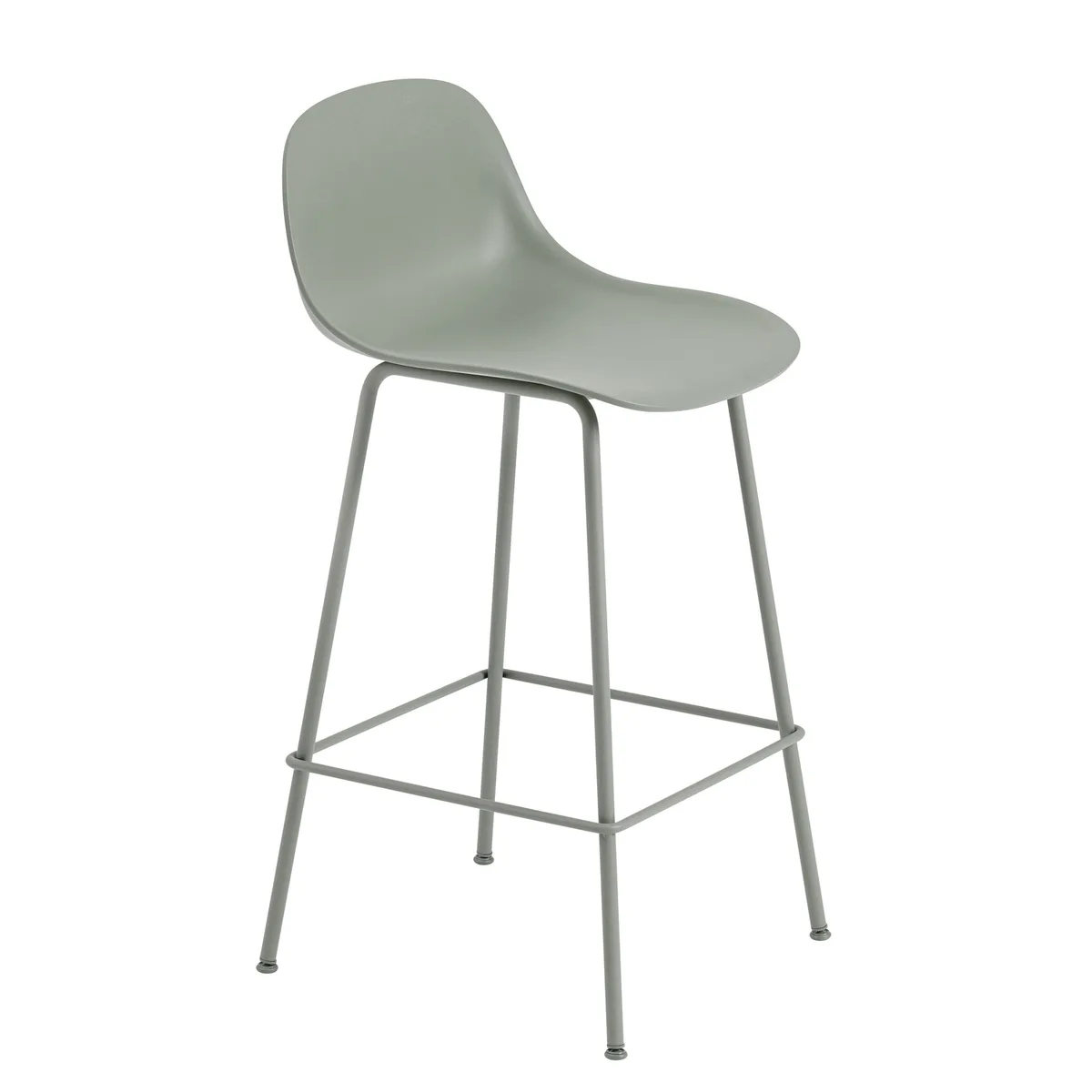 Hochstuhl Fiber - Grün - Recyceltes Verbundmaterial - Designer Iskos-Berlin von Muuto – Produktfoto
