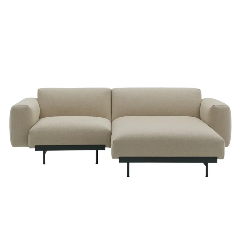 In Situ 2-Sitzer-Modulsofa Config 4 - Ecriture240/Schwarz van Muuto – productfoto