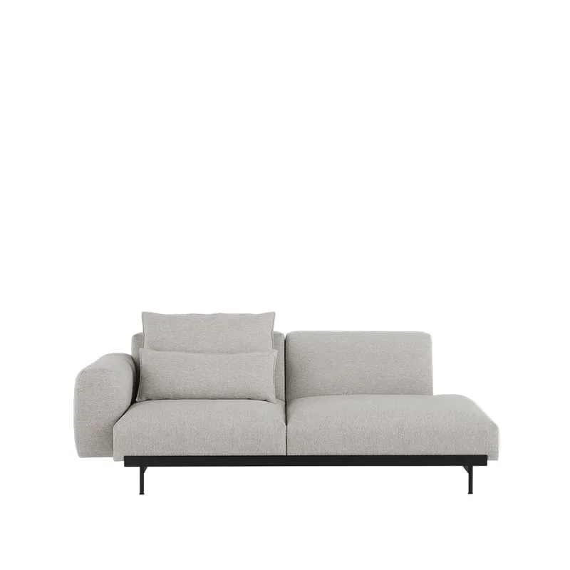 In Situ Modulsofa 2-Sitzer configuration 3 Clay 12-Configuration 3-Black van Muuto – productfoto