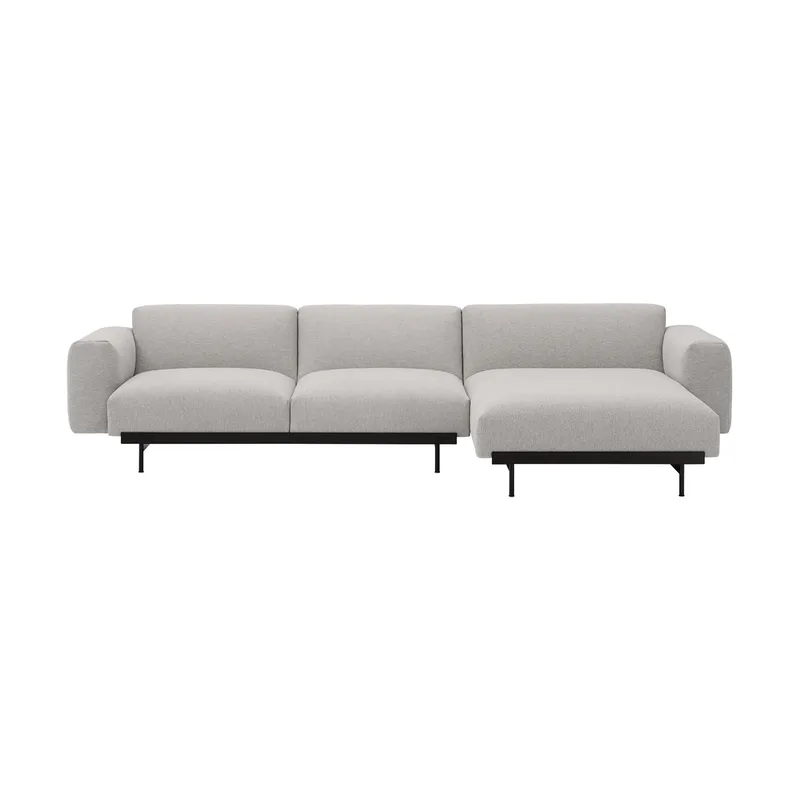 In Situ Modulsofa 3-Sitzer configuration 6 Clay 12-Black by Muuto – product photo