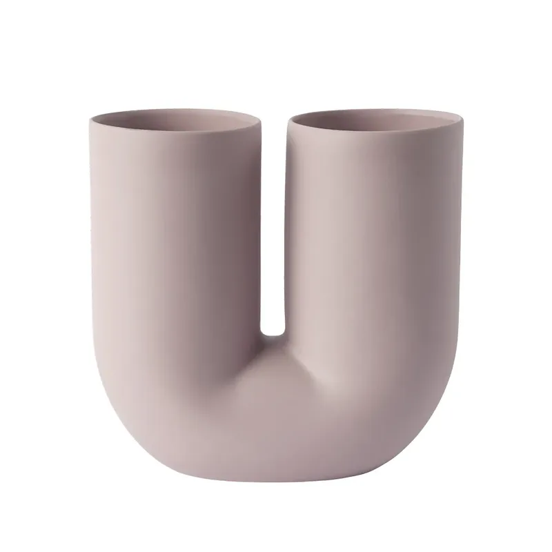 Kink Vase 26 cm Dusty lilac van Muuto – productfoto