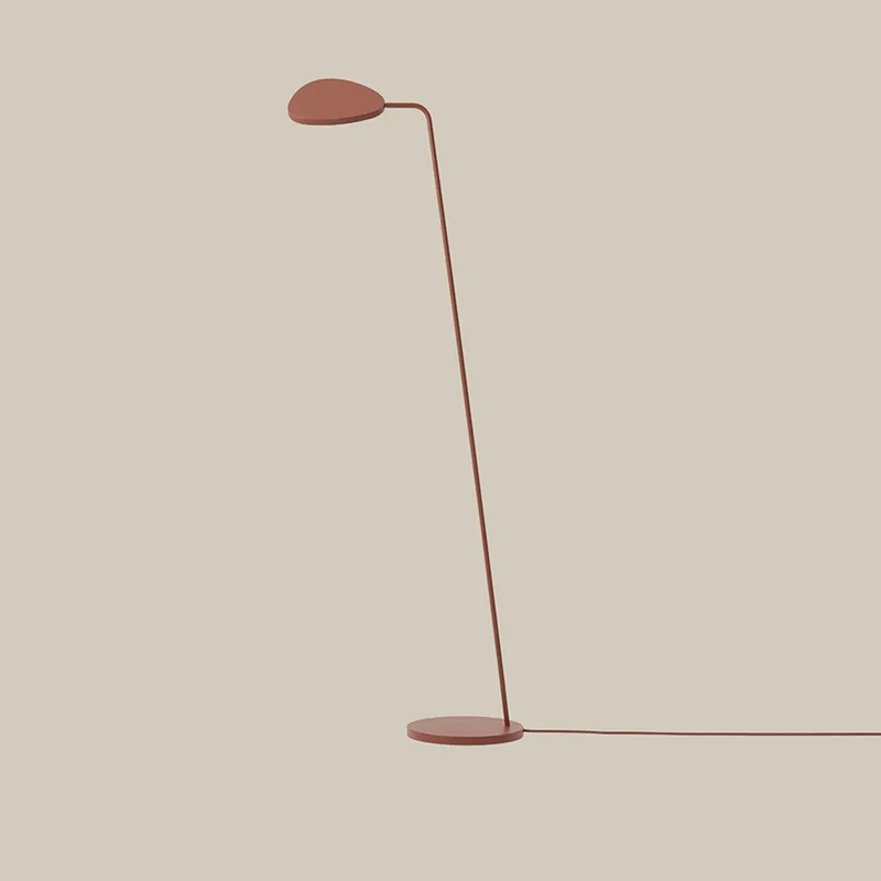 Leaf Vloerlamp Copper Brown de Muuto – photo du produit