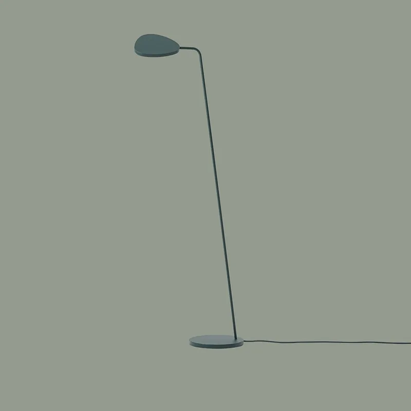 Leaf Vloerlamp Dark Green fra Muuto – produktbillede