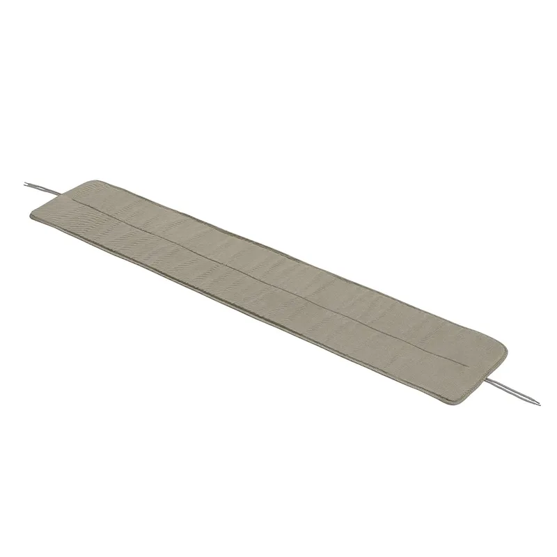 Linear Steel Bankkissen 170x34 cm Light Grey von Muuto – Produktfoto