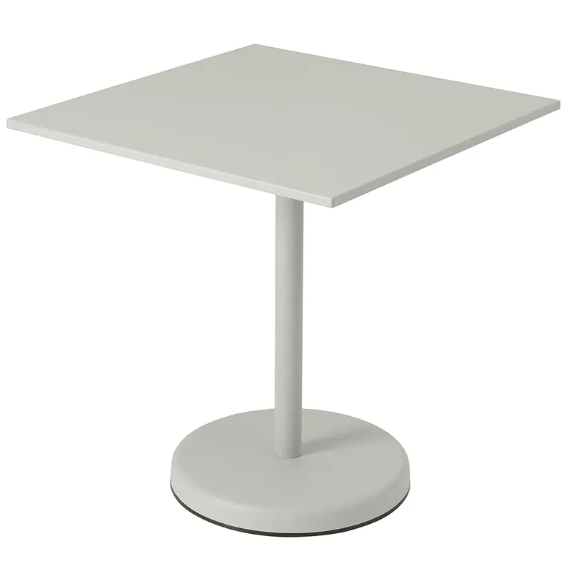 Linear Steel Bistrotisch 70x70 cm Grey von Muuto – Produktfoto