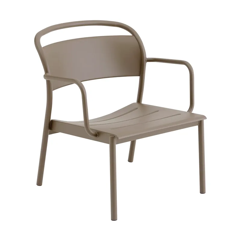 Linear Steel Loungesessel Taupe by Muuto – product photo