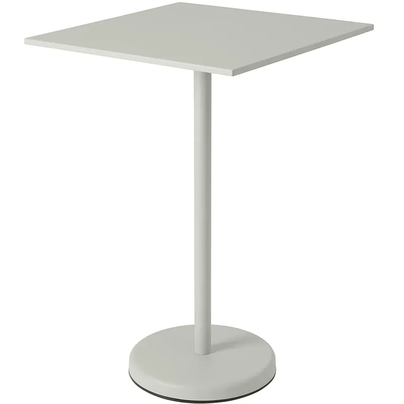 Linear Steel Stehtisch 70x70 cm Grey van Muuto – productfoto