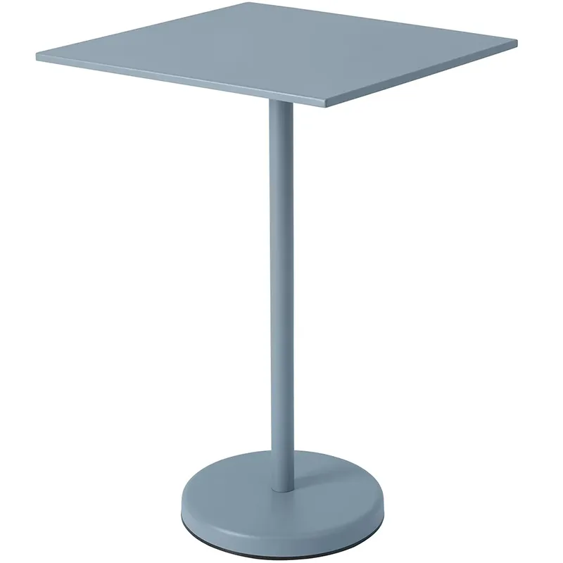 Linear Steel Stehtisch 70x70 cm Pale Blue by Muuto – product photo