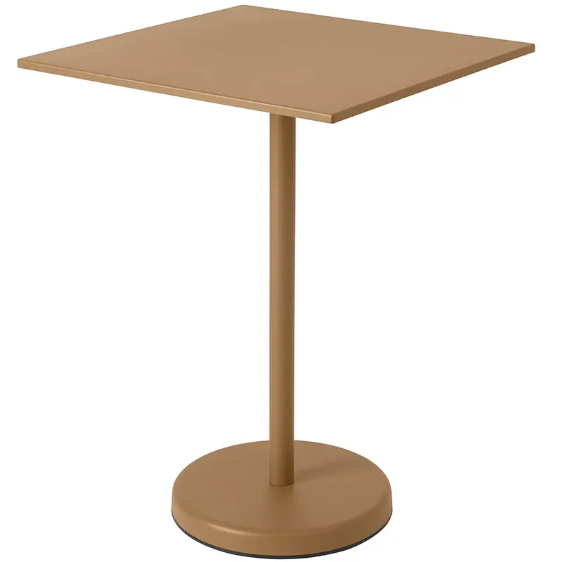 Linear Steel Stehtisch 70x70 h: 95 cm Burnt Orange von Muuto – Produktfoto