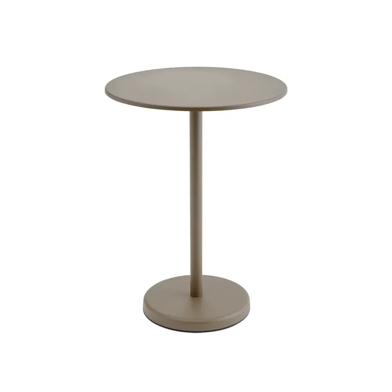 Linear Steel Stehtisch Ø70 h: 95 cm Taupe by Muuto – product photo