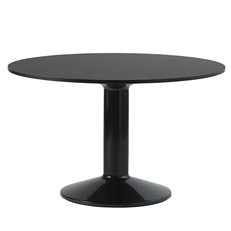 Midst Esstisch 120 cm - Black Linoleum Black by Muuto – product photo