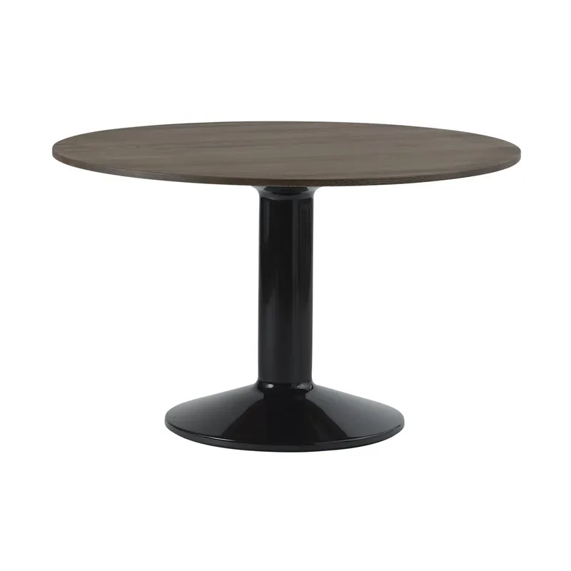 Midst Säulentisch Dark oiled oak-black, Ø120 cm van Muuto – productfoto