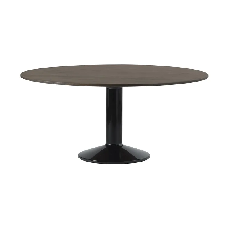 Midst Säulentisch Dark oiled oak-black, Ø160 cm van Muuto – productfoto