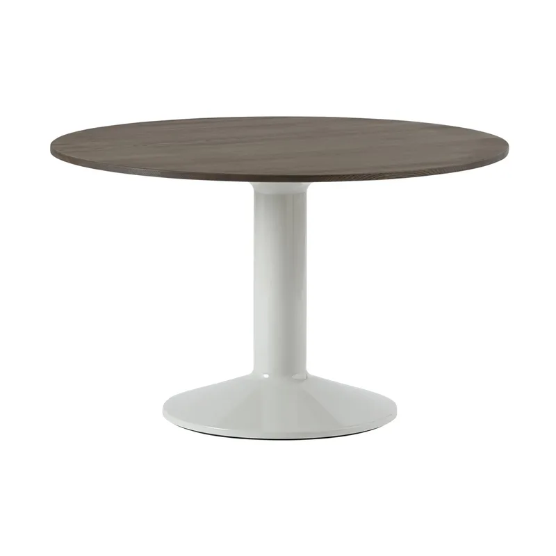 Midst Säulentisch Dark oiled oak-grey, Ø120 cm van Muuto – productfoto
