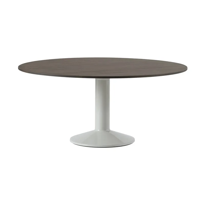 Midst Säulentisch Dark oiled oak-grey, Ø160 cm van Muuto – productfoto