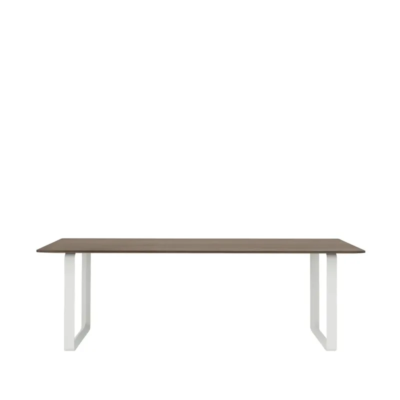 Muuto 70/70 Esstisch 225 x 90cm Solid Smoked oak-White by Muuto – product photo