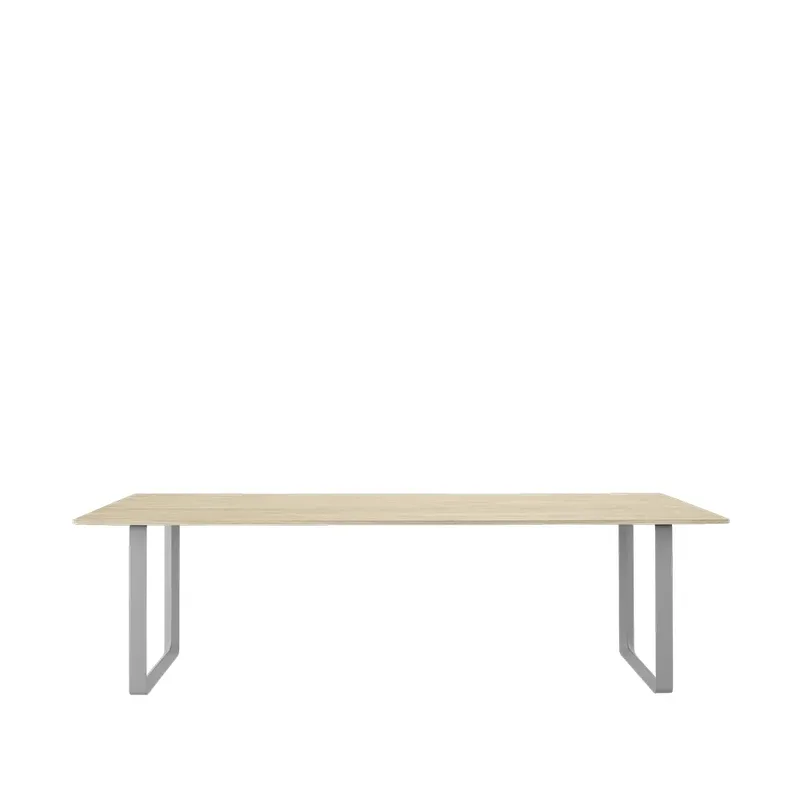 Muuto 70/70 Esstisch 255 x 108cm Solid oak-Grey by Muuto – product photo