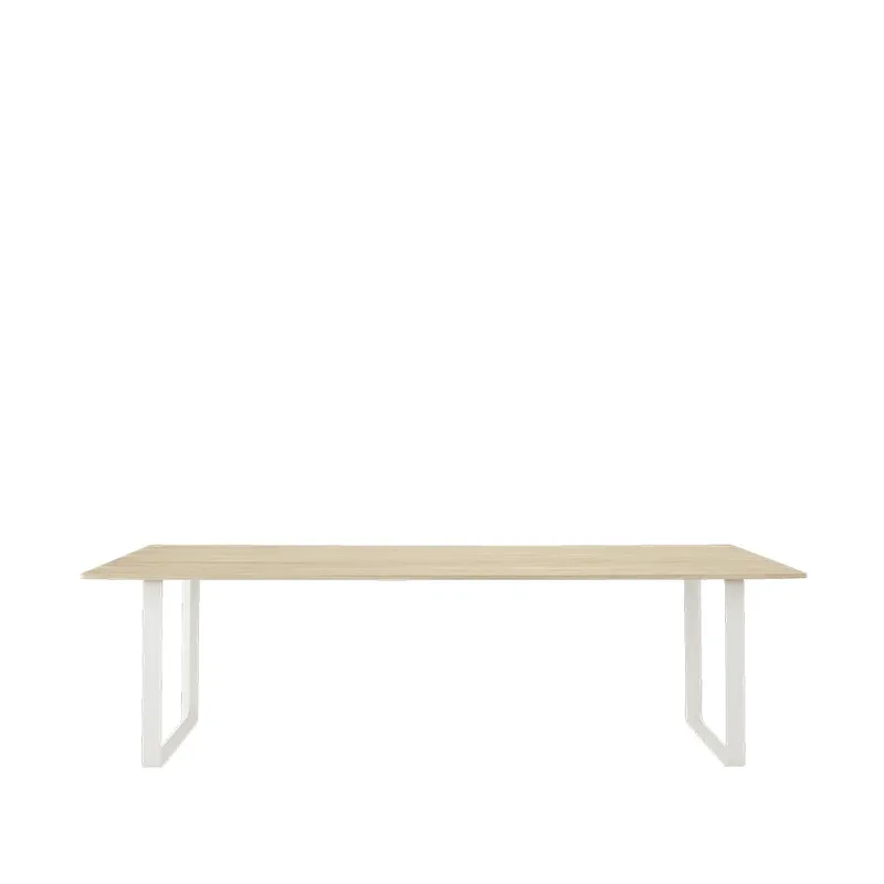 Muuto 70/70 Esstisch 255 x 108cm Solid oak-White från Muuto – produktbild