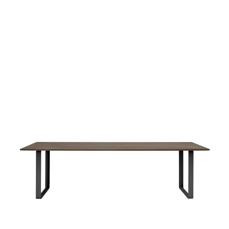 Muuto 70/70 Esstisch 255 x 108cm Solid Smoked oak-Black från Muuto – produktbild