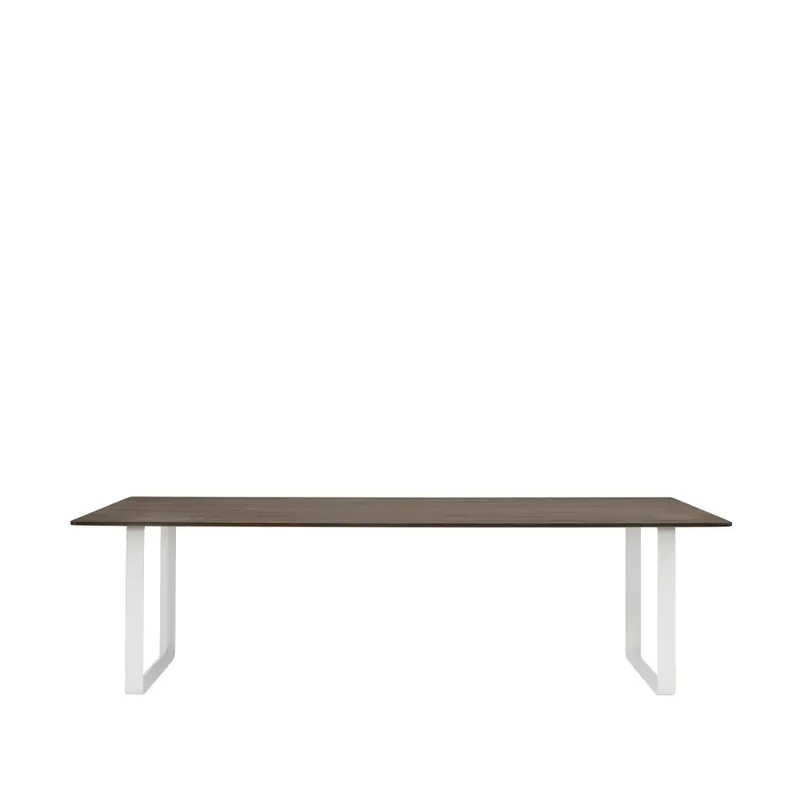 Muuto 70/70 Esstisch 255 x 108cm Solid Smoked oak-White by Muuto – product photo