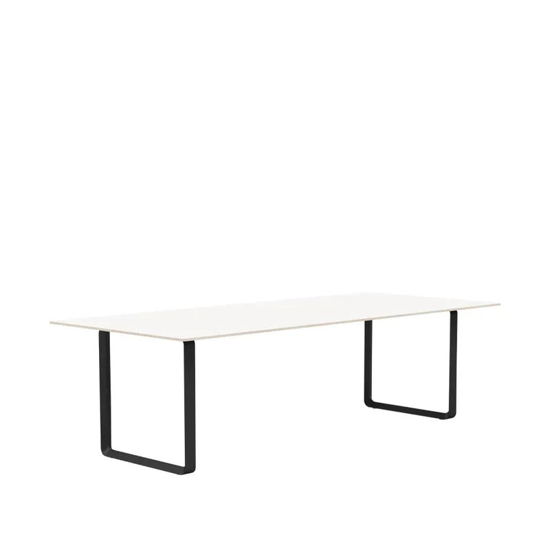 Muuto 70/70 Esstisch 255 x 108cm White laminate-Plywood-Black från Muuto – produktbild