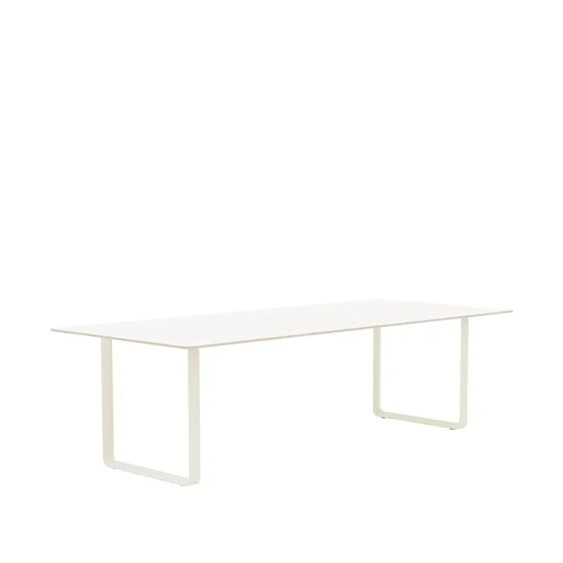 Muuto 70/70 Esstisch 255 x 108cm White laminate-Plywood-Sand från Muuto – produktbild