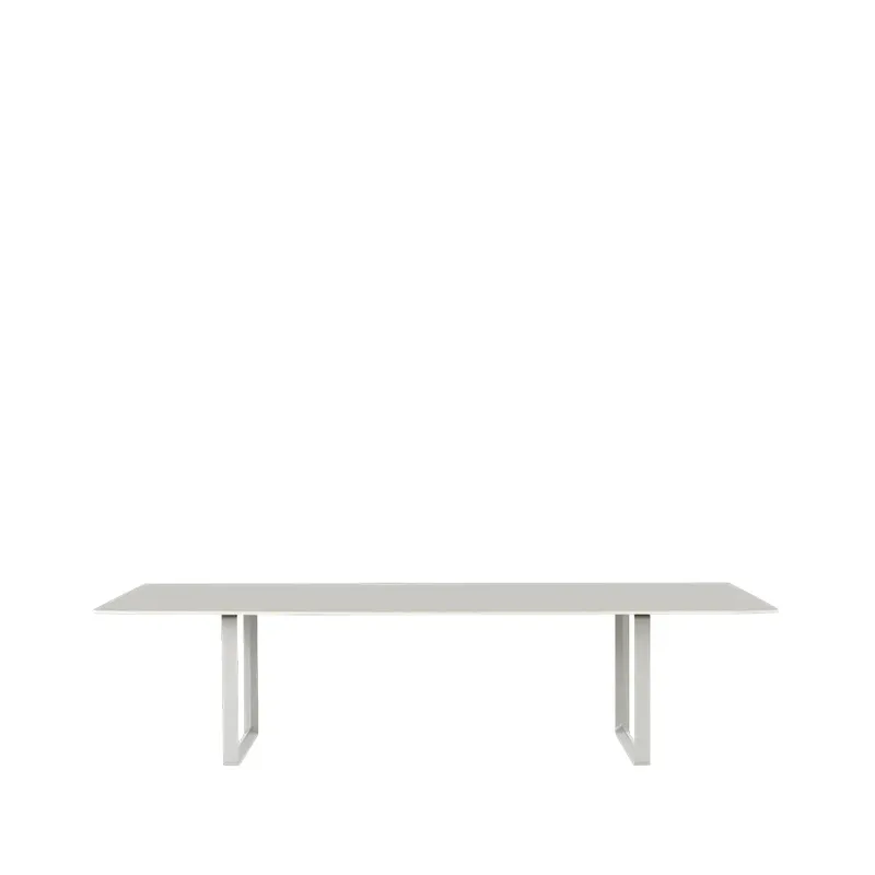 Muuto 70/70 Esstisch 295 x 108cm Grey linoleum-Plywood-Grey från Muuto – produktbild