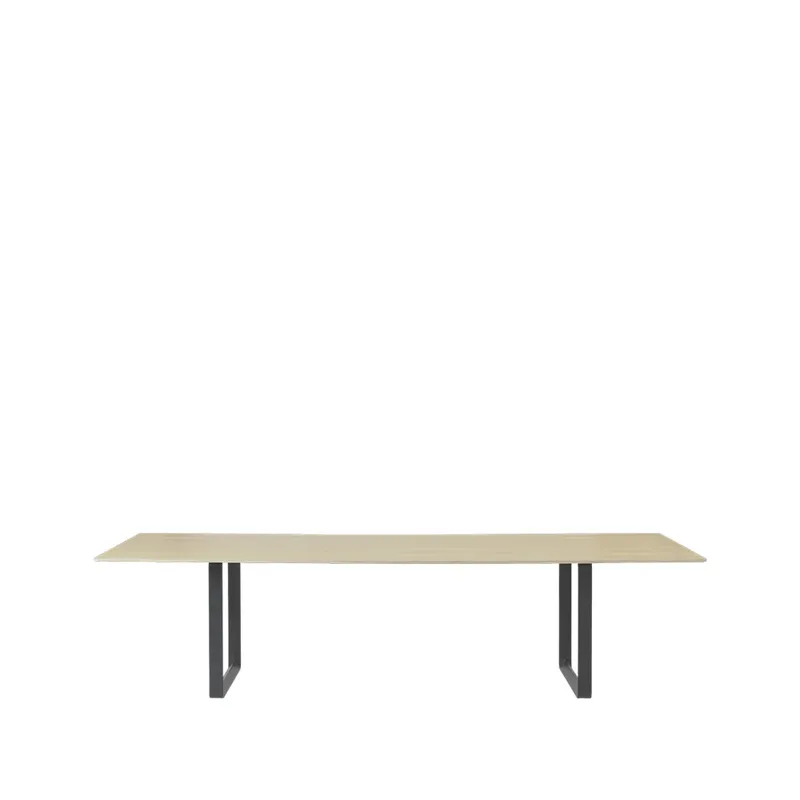 Muuto 70/70 Esstisch 295 x 108cm Oak veneer-Plywood-Black från Muuto – produktbild