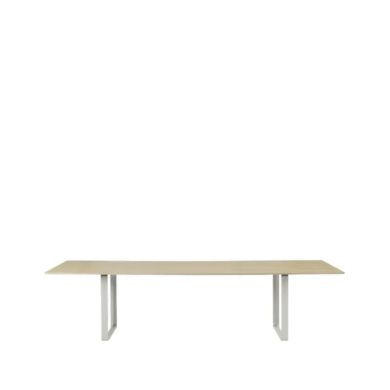 Muuto 70/70 Esstisch 295 x 108cm Oak veneer-Plywood-Grey från Muuto – produktbild