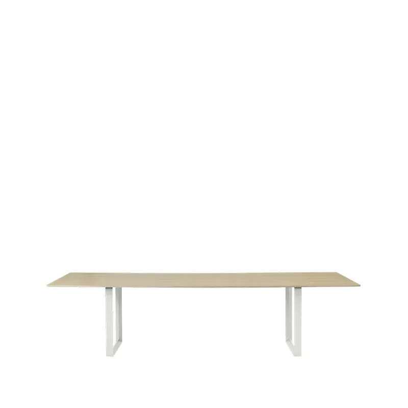 Muuto 70/70 Esstisch 295 x 108cm Oak veneer-Plywood-White från Muuto – produktbild